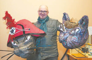 Štai tokios būsimo spektaklio apie Marijampolę veikėjų galvos (centre – Deimantas Populaigis).