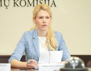  Vyriausiosios rinkimų komisijos pirmininkė Laura MATJOŠAITYTĖ