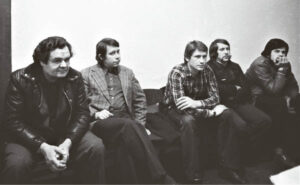 Keletas rašiusių ir teberašančių Marijampolės fotografijos istoriją: Romas Rūsteika, Kęstutis Jakubauskas, Algirdas Asipauskas, Juozas Vaškelis, Edmundas Urbanavičius (1981 metai).