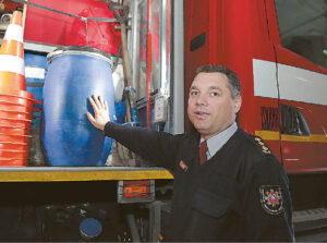 Pasak Ryčio Masio, kiekviename gaisriniame automobilyje yra daugybė priemonių, skirtų gesinti gaisrus, padėti pakliuvusiems į avariją, įvykus cheminiams incidentams.