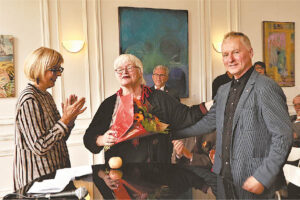 Gizela Švarc (centre su Jūrate Preikšiene ir Kęstučiu Balčiūnu) pilna sumanymų bei energijos jiems įgyvendinti.