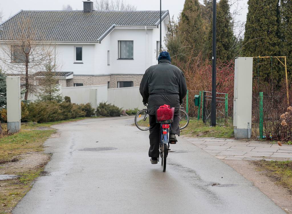 Dviratininkai įpratę važiuoti Žvyryno gatvele. Ričardo Pasiliausko nuotraukos.