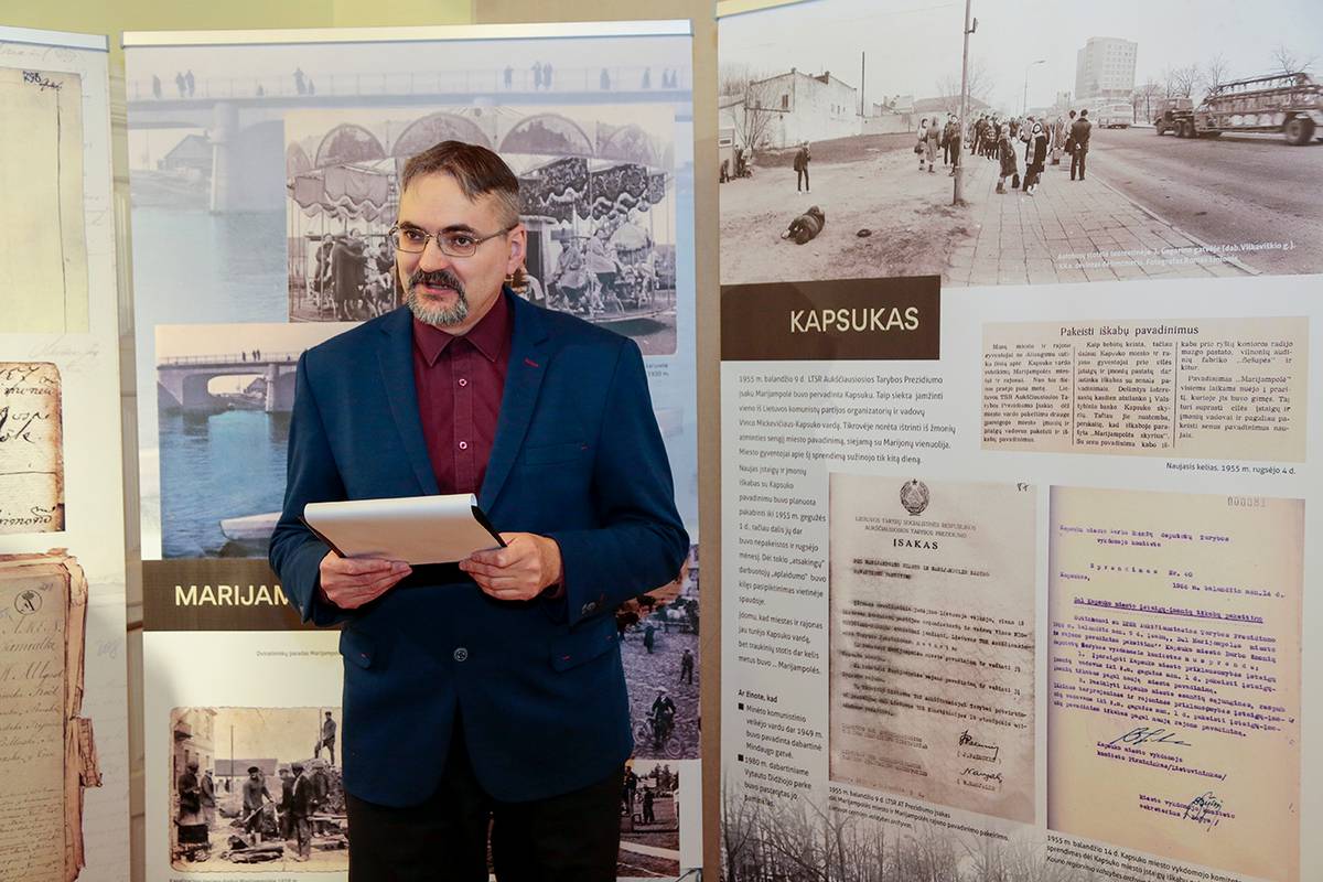 Istorikas Tomas Kukauskas priminė, kaip kelis kartus keitėsi miesto pavadinimas.