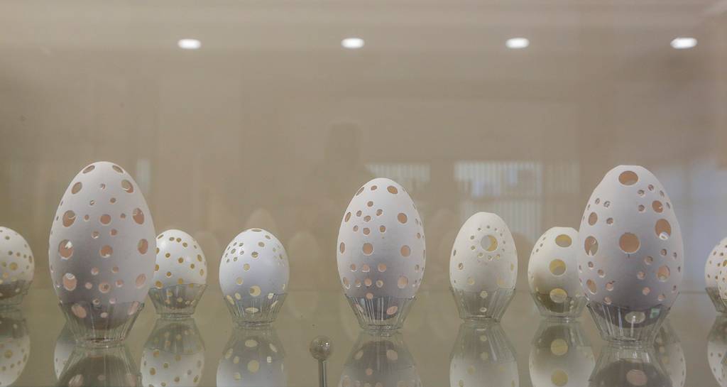 Graviravimo technika dailinti margučiai – tarsi suvenyrai.