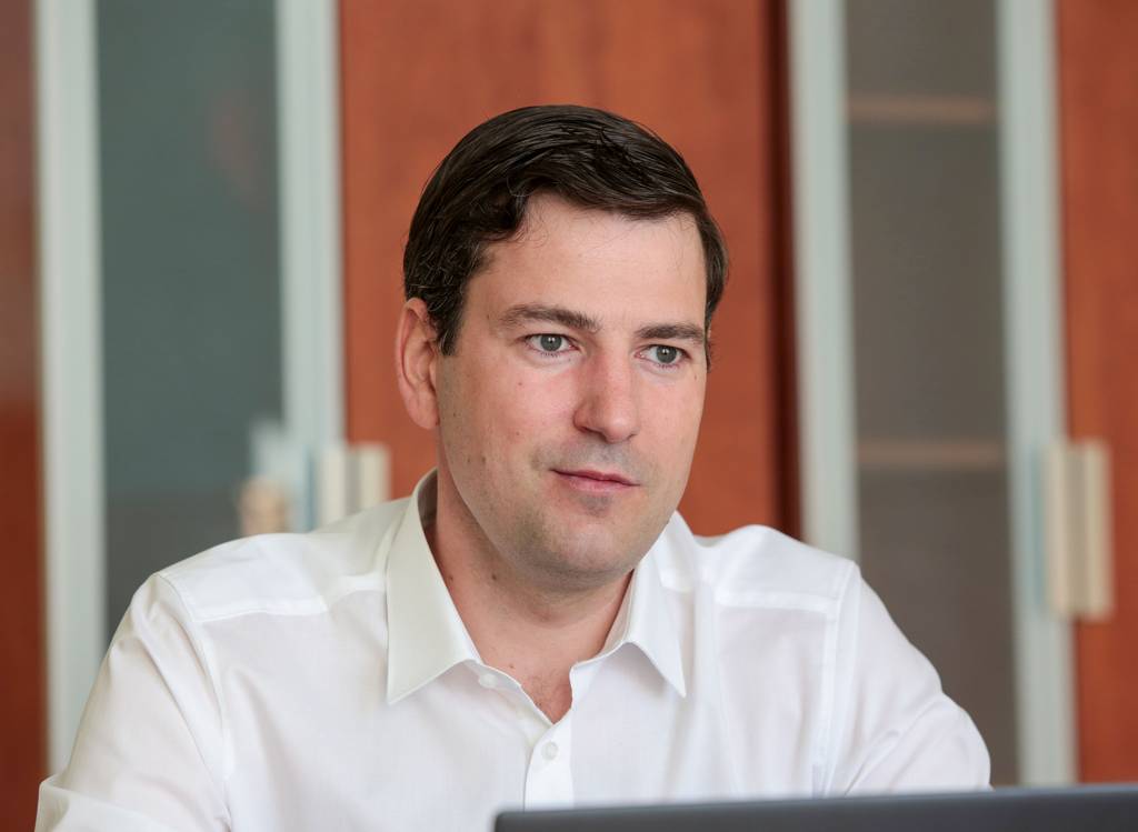 UAB „Lietuvos cukraus fabrikas“ vadovas Augustas Obuchavičius: „Ateinančiam sezonui augintojams pasiūlyta 41 Eur už toną bazinio (16 proc.) cukringumo cukrinių runkelių“. Ričardo Pasiliausko nuotraukos.