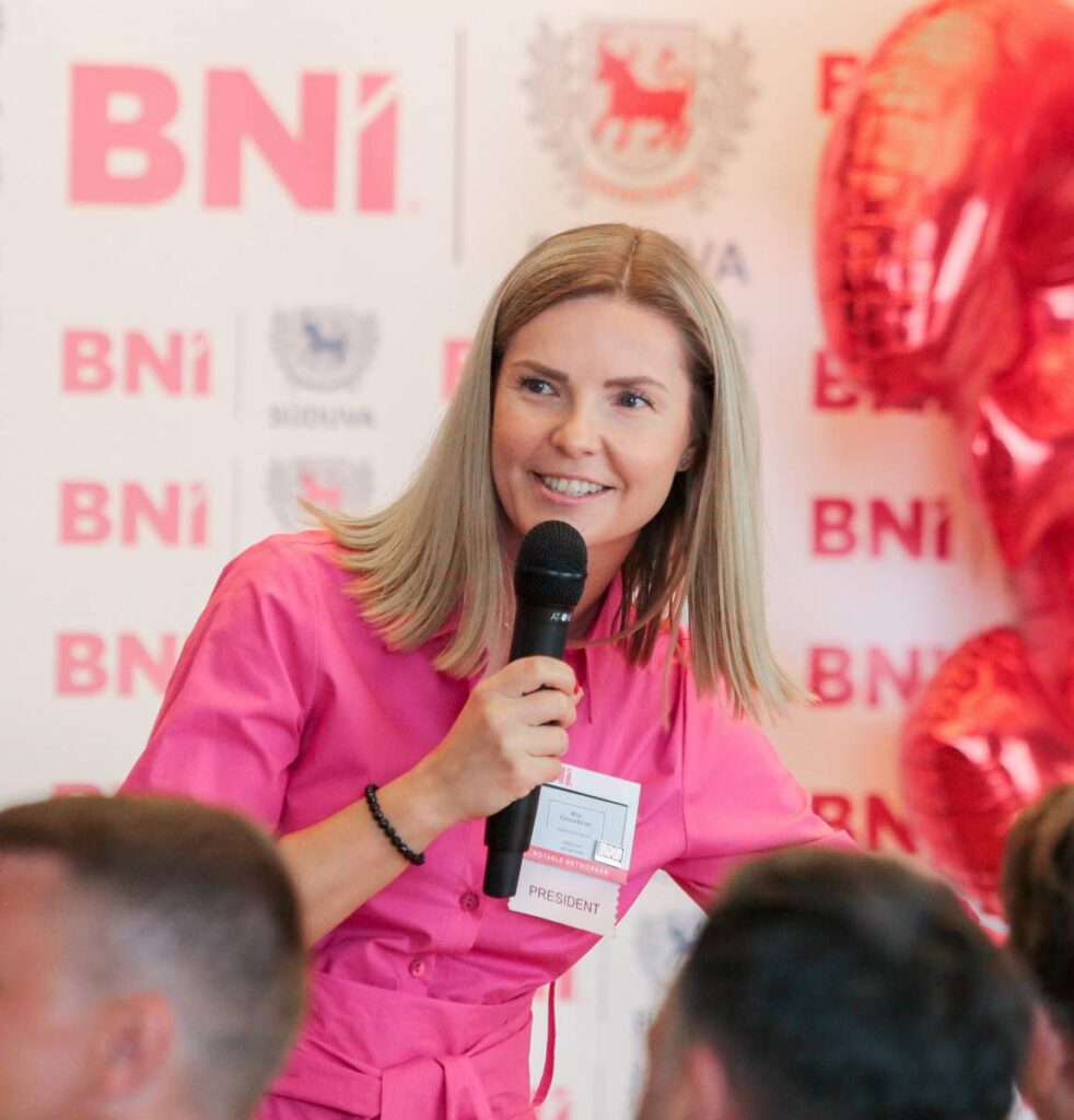 „BNI Sūduva“ klubo prezidentė Rita Čižauskienė.
