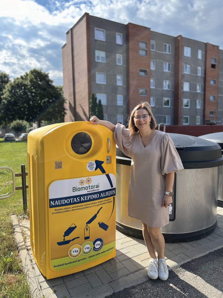  A. Karanauskienė džiaugiasi žmonių sąmoningumu.