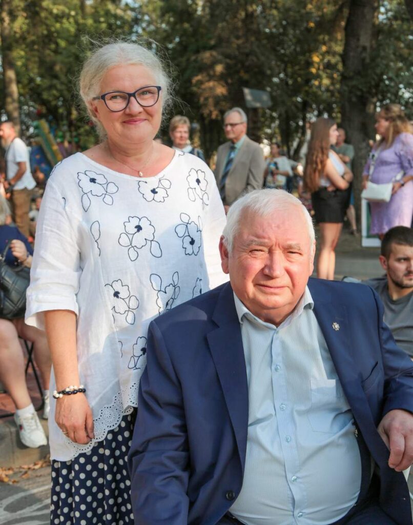 Buvęs meras Vytautas Kanevičius su žmona.