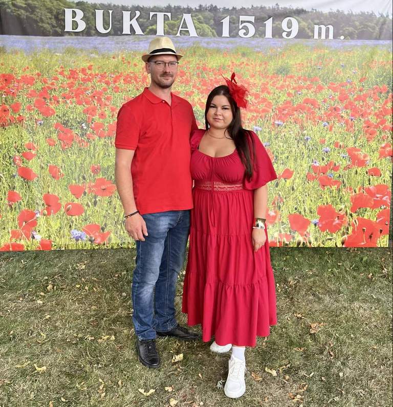 Andželika ir Aurimas šių metų Buktos dvaro šventėje.