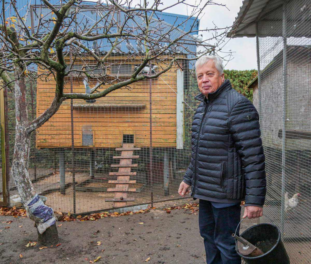 Dar vienas pomėgis – balandžių auginimas.