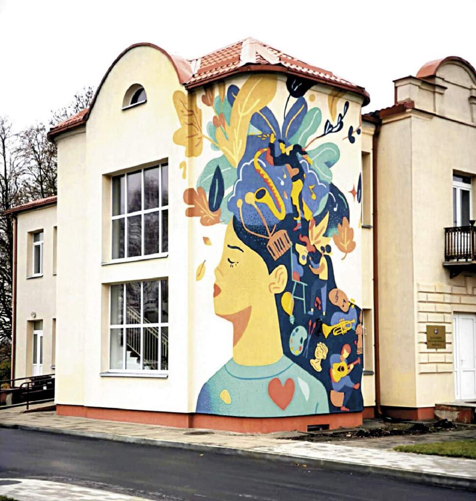 „Meno mūza“ – dovana mokyklai ir visam miestui.