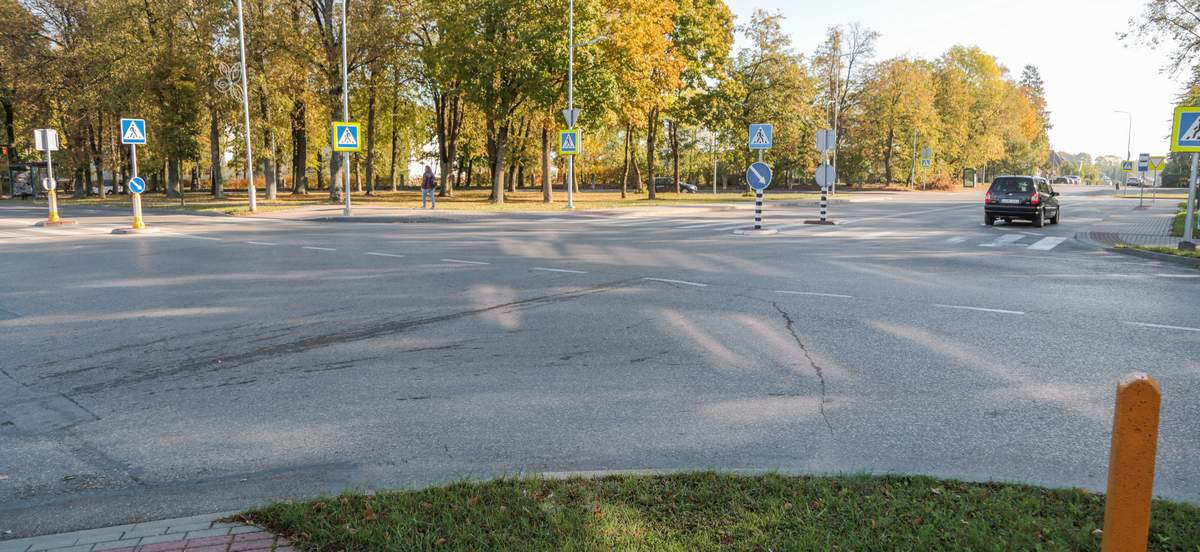 Dabar Vytauto, Aušros ir P. Armino gatvių sankryža – nesaugi.