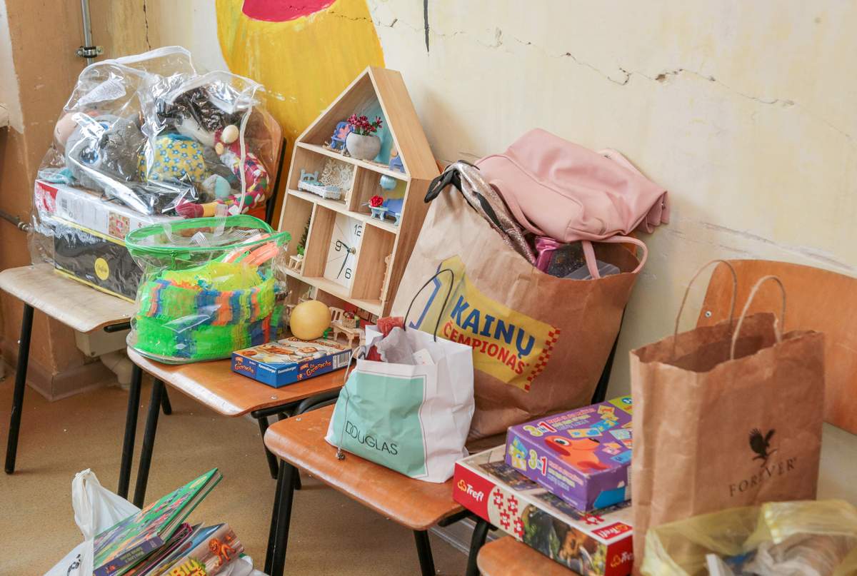 Surinkti daiktai išvežti į Marijampolės atliekų surinkimo aikštelę Vokiečių g.