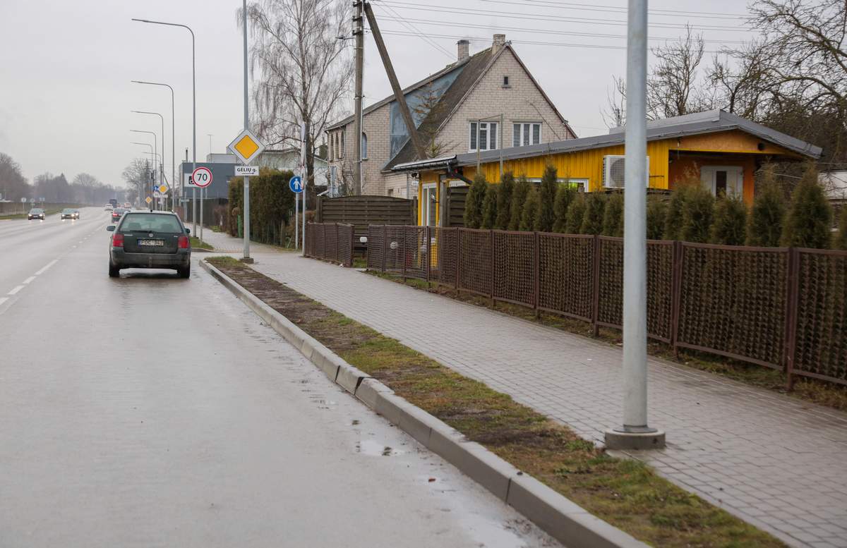 Geležinkelio gatvėje, prie kebabinės, greitis bus sumažintas iki 50 km/h.