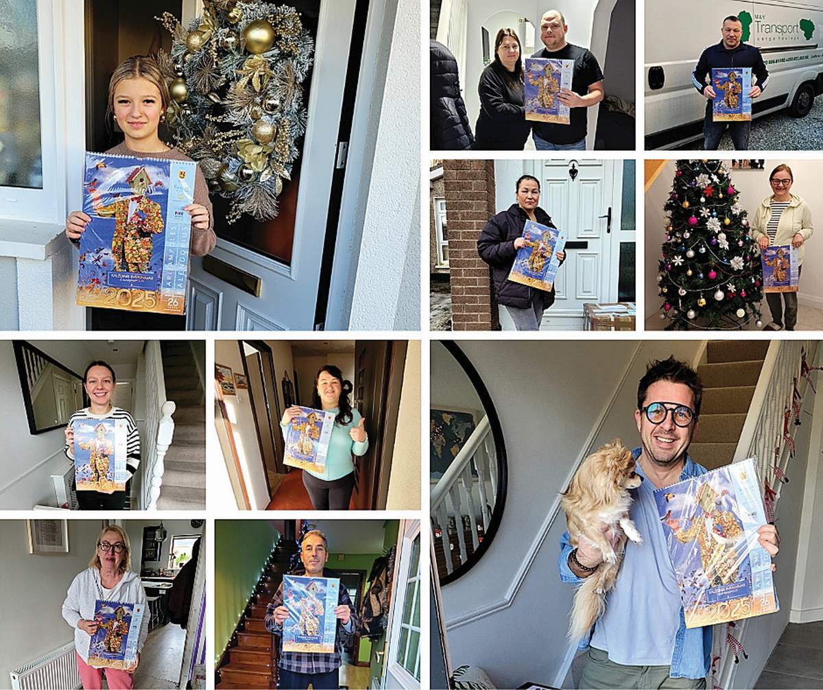 Užsienyje gyvenantys tautiečiai pasidalino nuotraukomis, kuriose įsiamžino su gauta dovana.