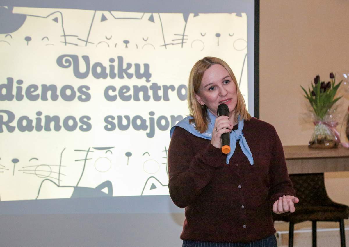 Svajonė Rainienė: „Mūsų Vaiko dienos centre lankosi 20 vaikų su raidos ypatumais, penki įprastos raidos vaikai – visi nuostabūs, išradingi ir įspūdingi“.