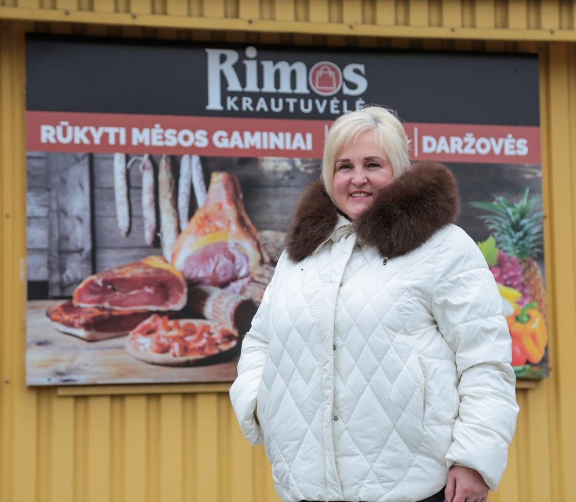 Rimos Zuikevičienės „Rimos krautuvėlė“ – vienintelis prekybos kioskelis Kosmonautų gatvėje.