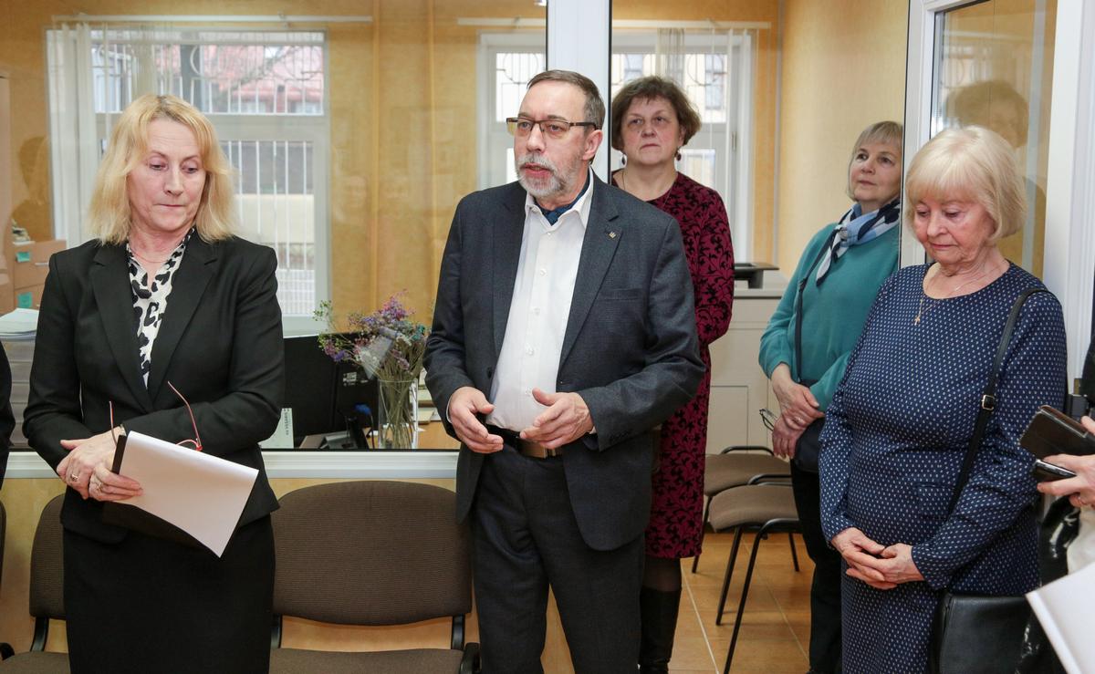 Kauno regiono valstybės archyvo vadovas Gintaras Dručkus pasidžiaugė kolegų darbais.