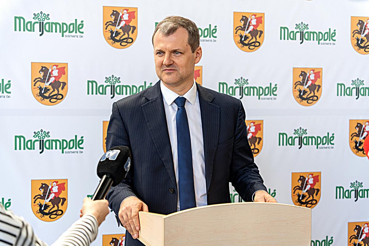 Premjeras Gintautas Paluckas Marijampolėje diskutavo su verslo atstovais.