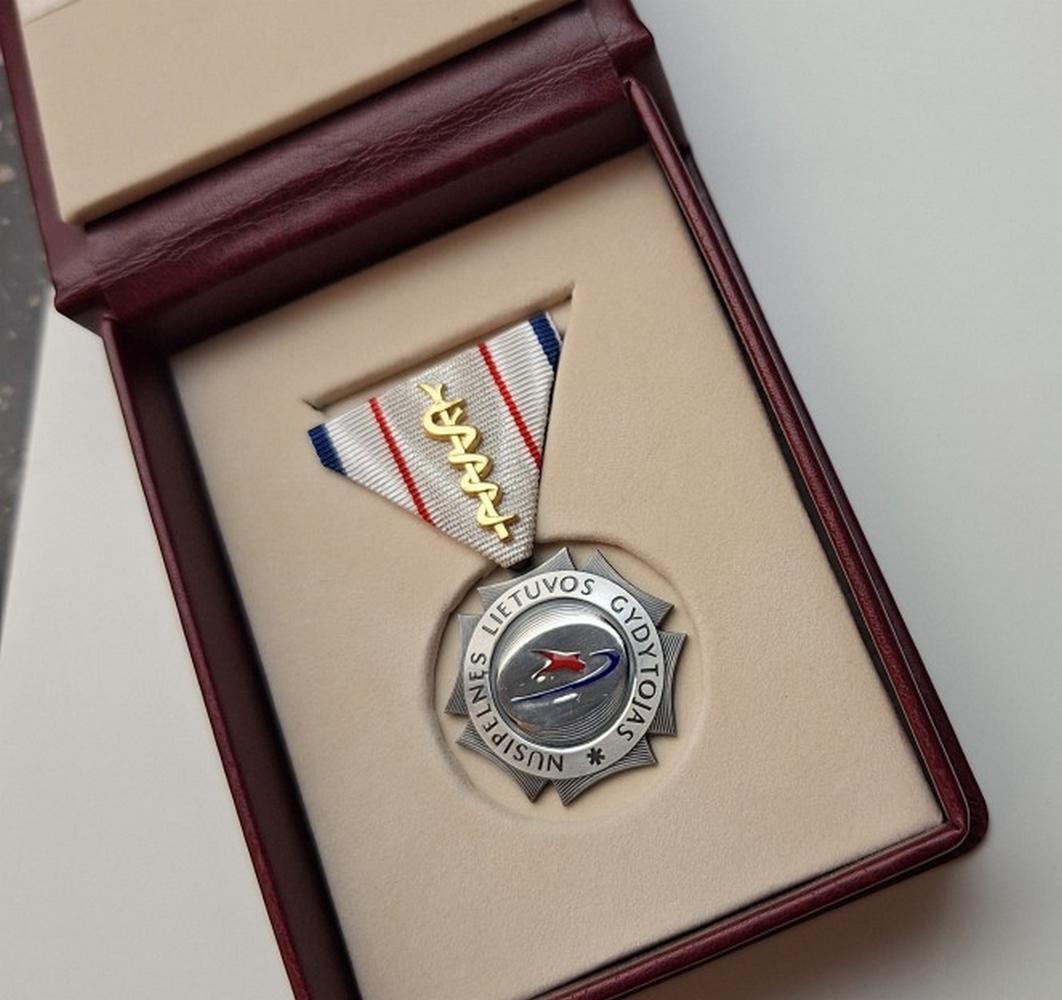 Apdovanojimo ženklas.