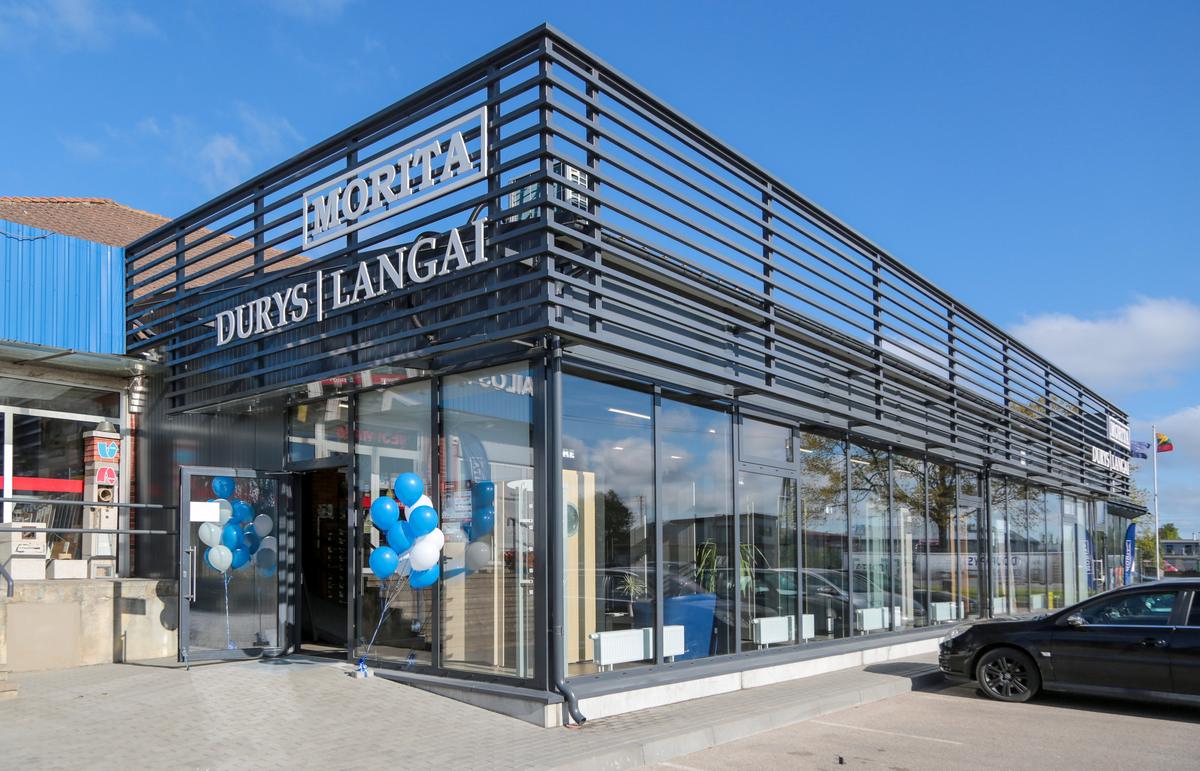 Naujasis durų salonas Marijampolėje, Gedimino g. 96.