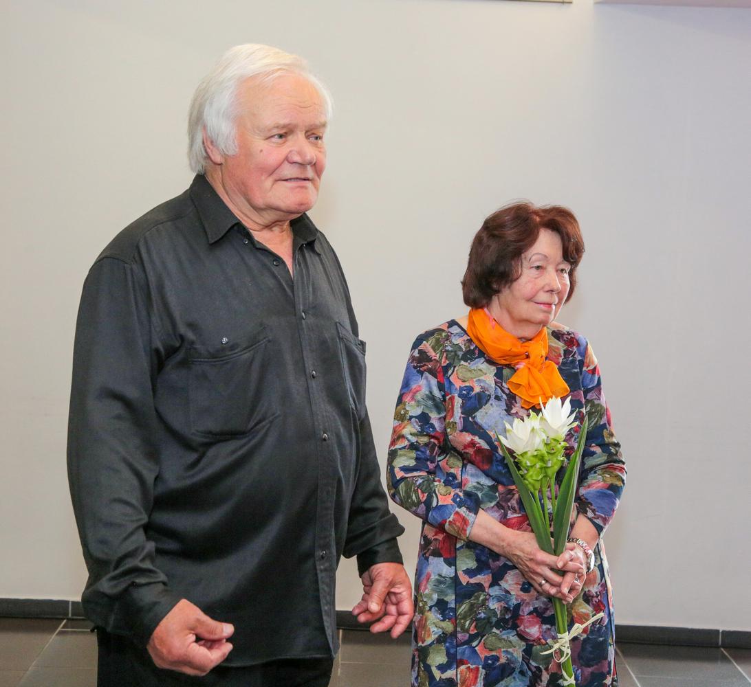 Parodos ir knygos autoriai – Nijolė ir Romas Linioniai.