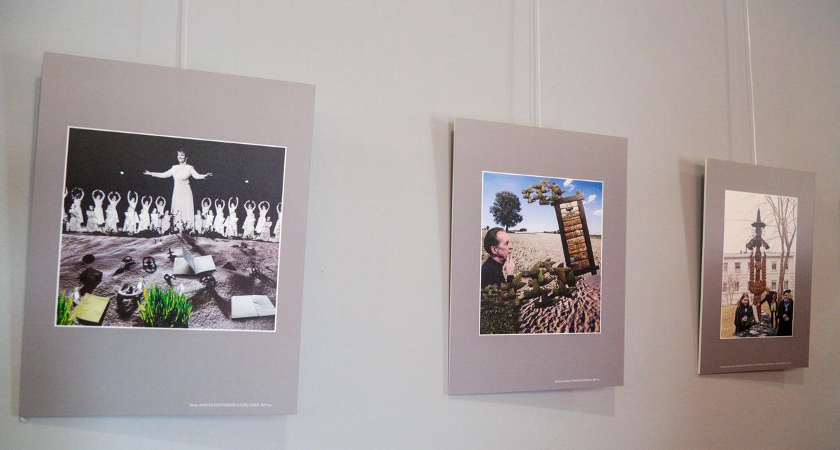 Romo Linionio fotomontažai ir nuotraukos. Prie kiekvienos norisi stabtelėti ir įsižiūrėti.  