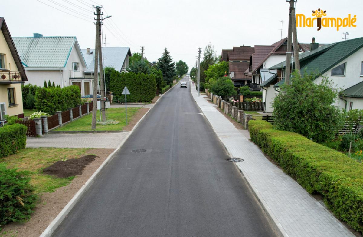 Atgimimo gatvėje atlikta daug remonto darbų. 