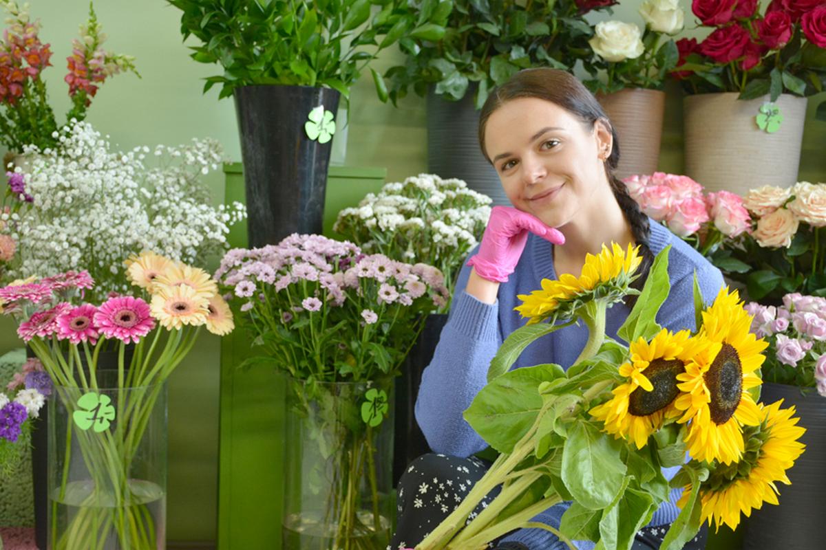 „Man kiekviena puokštė – tarsi emocija rankose“, – sako Olivija Rimkutė.
