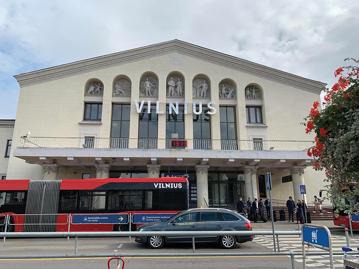 Viliaus oro uosto atvykimo terminalas. wikimedia.org nuotrauka