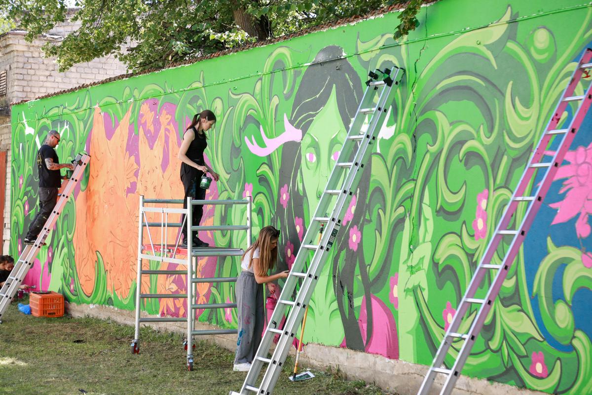 Menininkai iš Filadelfijos kūrinyje įamžino lietuviškos mitologijos akcentus.