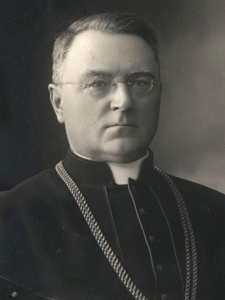 Vyskupas Justinas Staugaitis. / Nuotrauka iš Lietuvos centrinio valstybės archyvo fondų