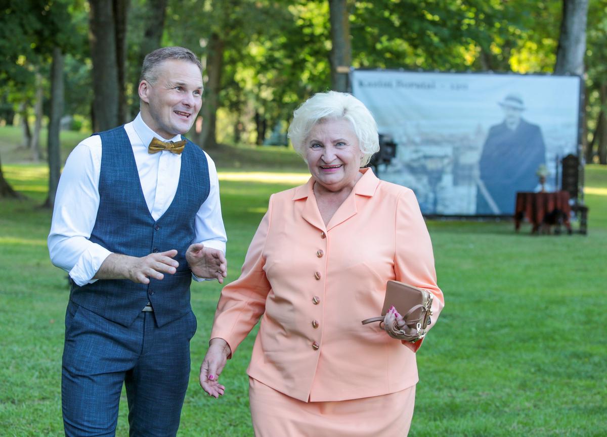 Gera nuotaika susirinkusius užkrėtė Irena Lunskienė ir šventės vedėjas Giedrius Leškevičius.