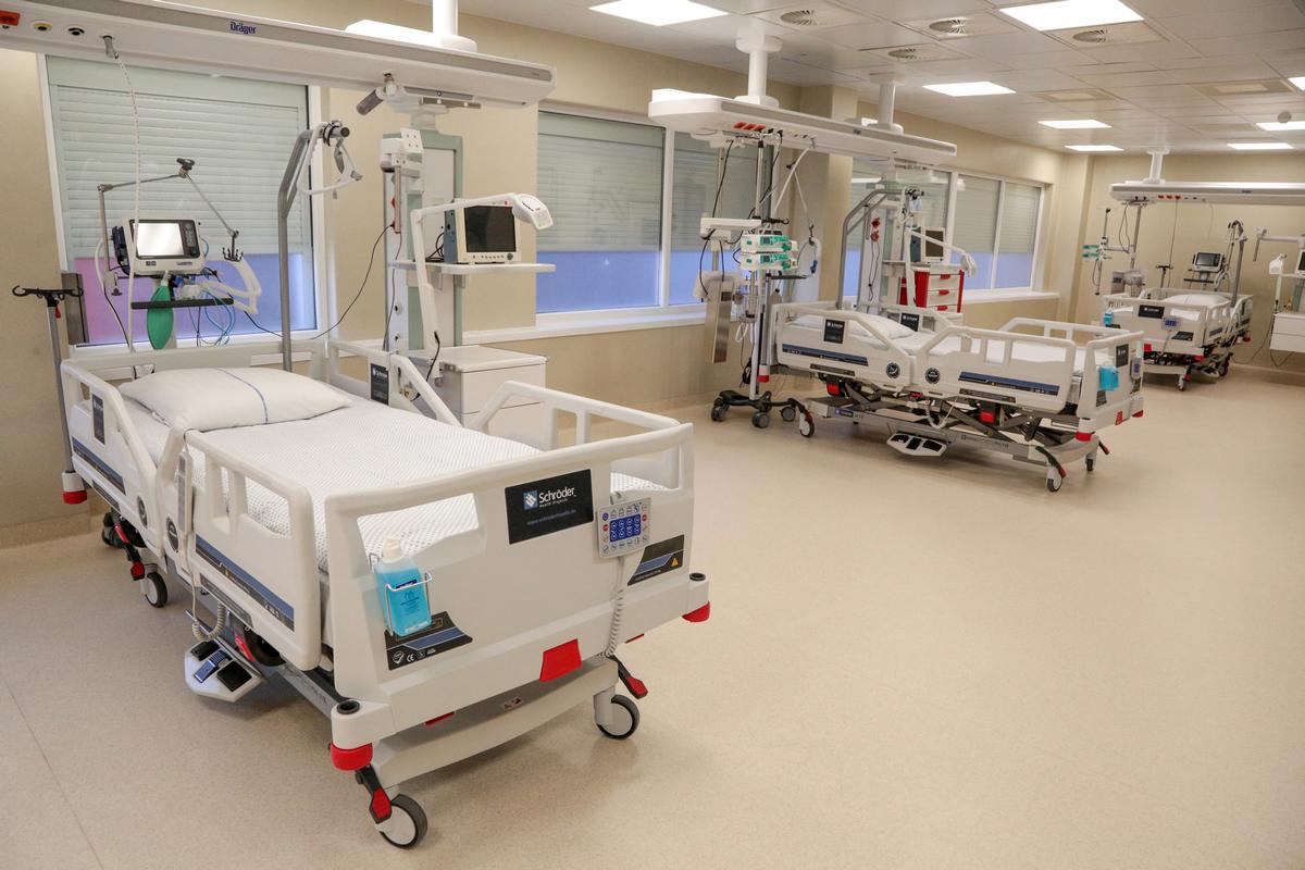 Taip atrodo atnaujintas ligoninės Reanimacijos ir intensyvios terapijos skyrius.